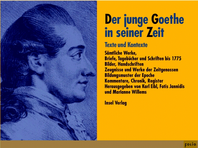 Der junge Goethe in seiner Zeit