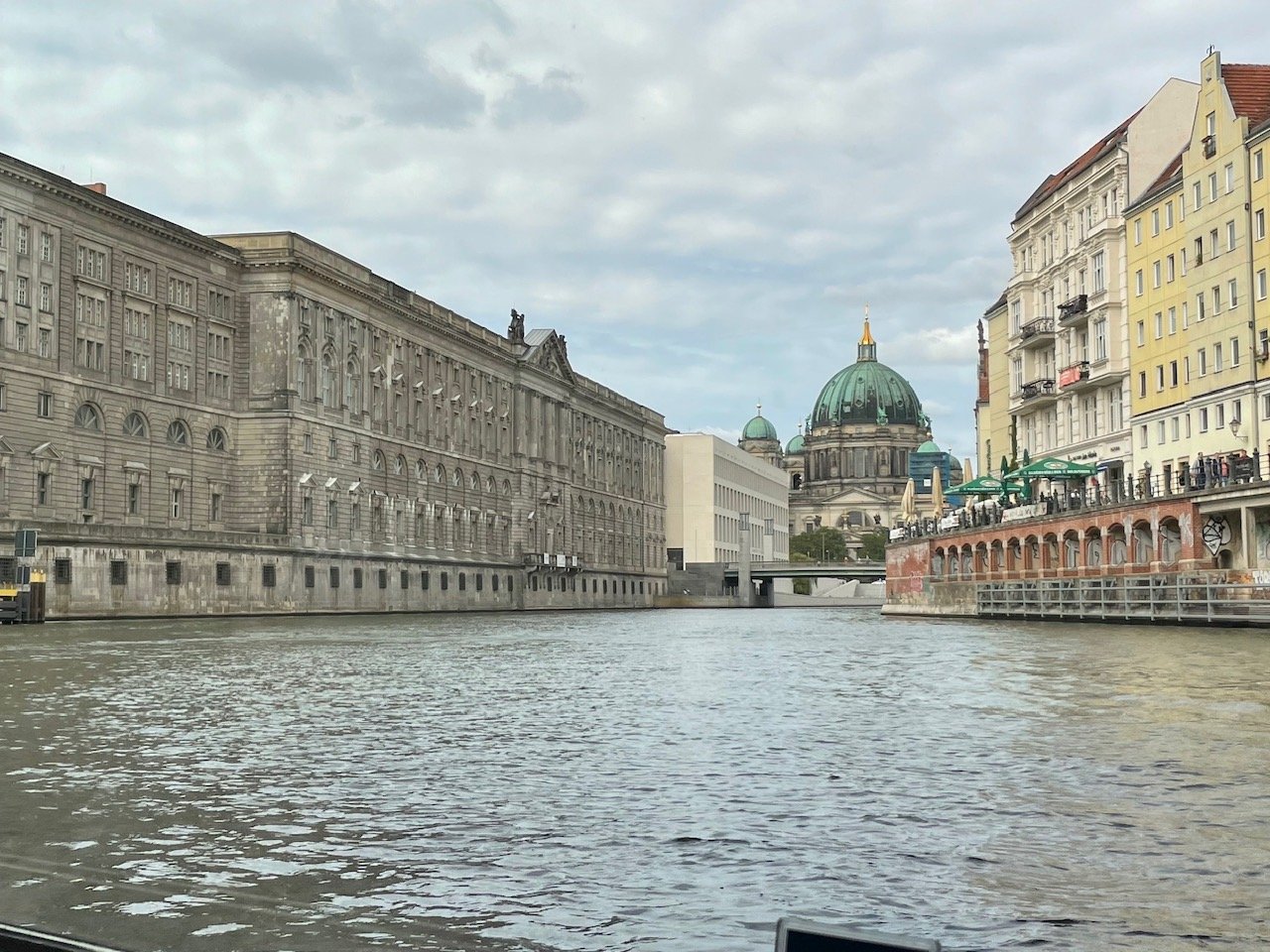Spree river with Berliner Dom